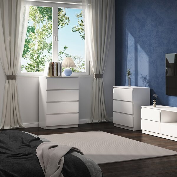 Komoda Vicco Calisto Bílá 70 x 102 cm, Model 41302