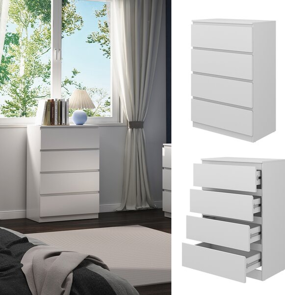 Komoda Vicco Calisto Bílá 70 x 102 cm, Model 41302
