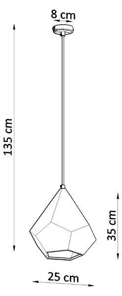 Sollux Lighting Keramická závěsná lampa PAVLUS