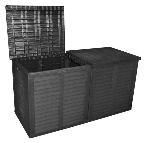 Zahradní truhlík plast 750 l šedý