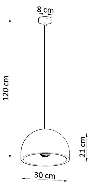 Sollux Lighting Závěsné svítidlo PABLITO