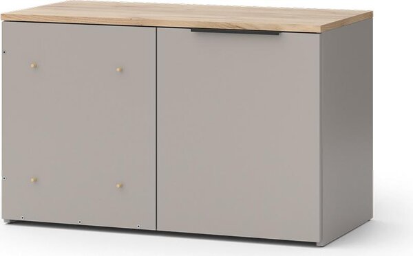 Kredenc Vicco Wido Greige 80 x 50 cm s dveřmi, Model 56613