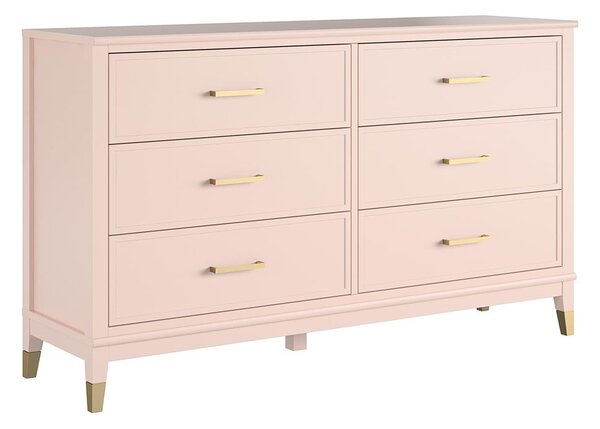 Růžová komoda 144x85x41 cm Westerleigh – Støraa
