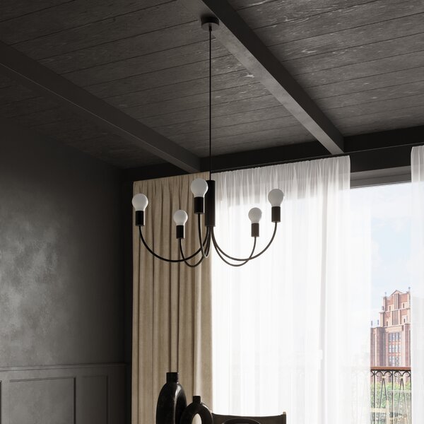 Sollux Lighting Lustr PICCOLO 3 černý