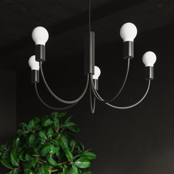 Sollux Lighting Lustr PICCOLO 3 černý