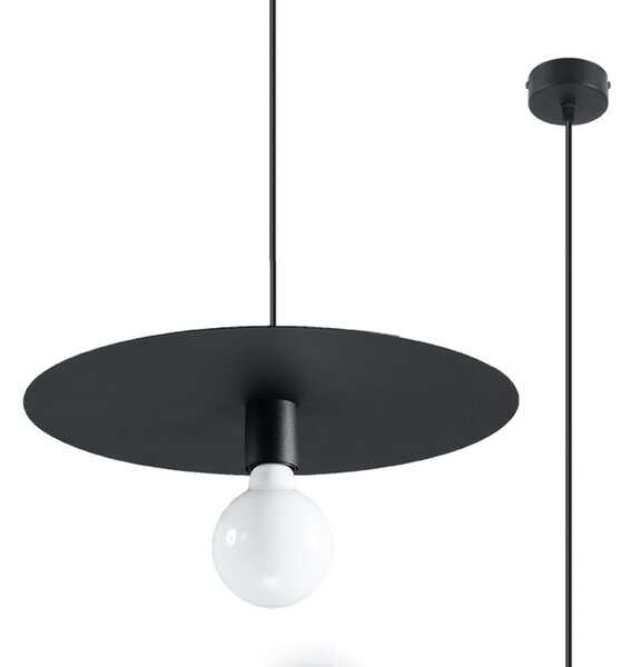 Sollux Lighting Závěsné svítidlo FLAVIO černé