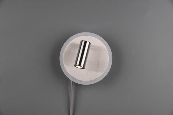 TRIO 229210207 Jordan Nástěnné svítidlo 150mm LED 1X5W / 550Lm 3000K Matný nerez