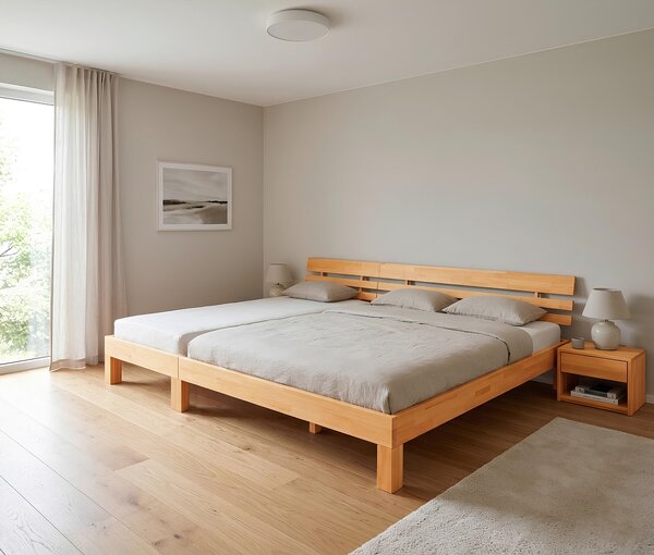 POSTEL PRO CELOU RODINU, 270/200 cm, P & B - Manželské postele, Online Only