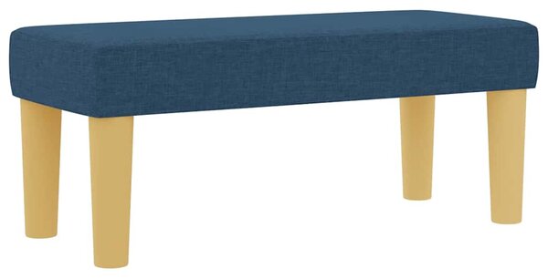 Postel s boxspringem s polštářem Modrá 200 x 80 cm textil 3344260