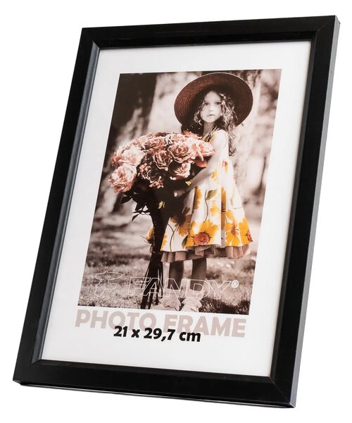 FANDY Dřevěný fotorámeček Bevel 21x29,7 5 černý