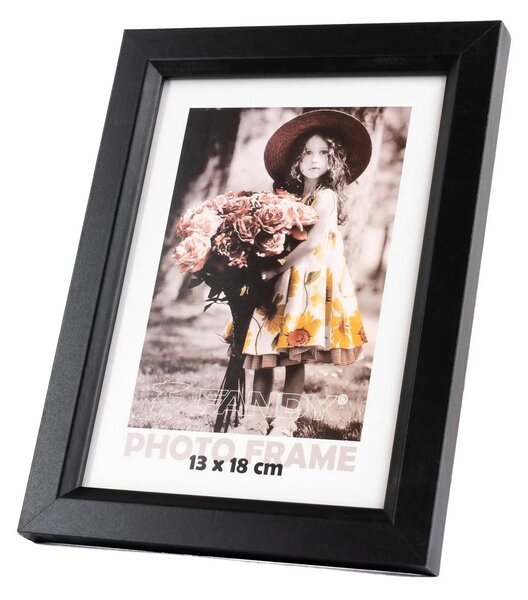 FANDY Dřevěný fotorámeček Bevel 13x18 5 černý
