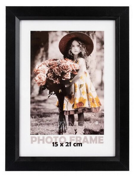 FANDY Dřevěný fotorámeček Bevel 15x21 5 černý