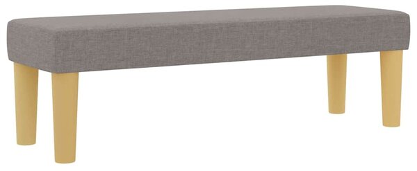 Postel s boxspringem s čelo Taupe 200 x 200 cm textil 3344328