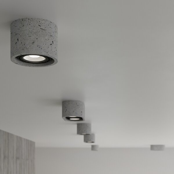 Sollux Lighting Stropní svítidlo BASIC 1 beton