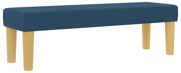 Postel s boxspringem s čelo Modrá 190 x 120 cm textil 3344288