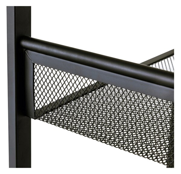 REGÁL NA BOTY, černá, 72/80/30 cm Xora - Regály na boty