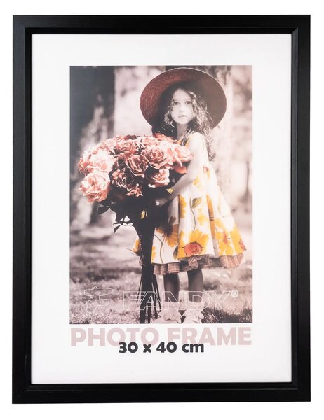 FANDY Dřevěný fotorámeček Bevel 30x40 5 černý