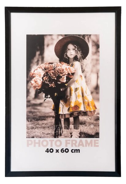 FANDY Dřevěný fotorámeček Bevel 40x60 5 černý