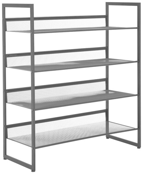 REGÁL NA BOTY, černá, 72/80/30 cm Xora - Regály na boty