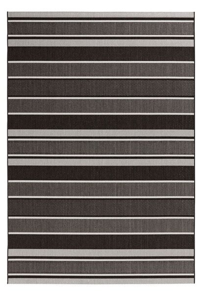 Černý venkovní koberec NORTHRUGS Strap, 120 x 170 cm