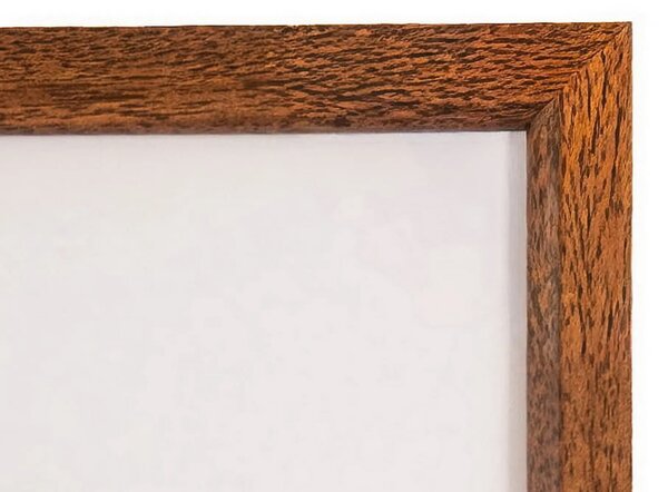 FANDY Dřevěný fotorámeček Bevel 40x60 3 tmavě hnědý