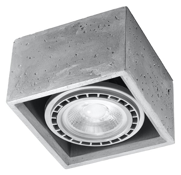 Sollux Lighting Stropní svítidlo QUATRO 1 beton