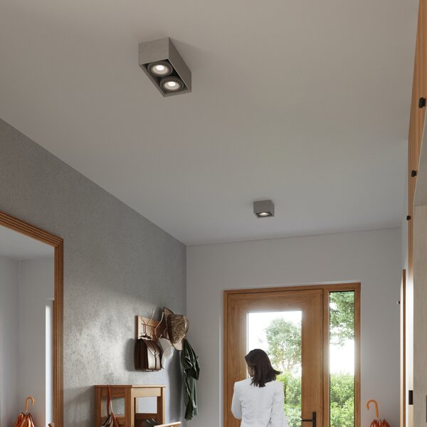 Sollux Lighting Stropní svítidlo QUATRO 2 beton
