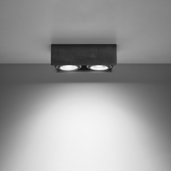 Sollux Lighting Stropní svítidlo QUATRO 2 beton