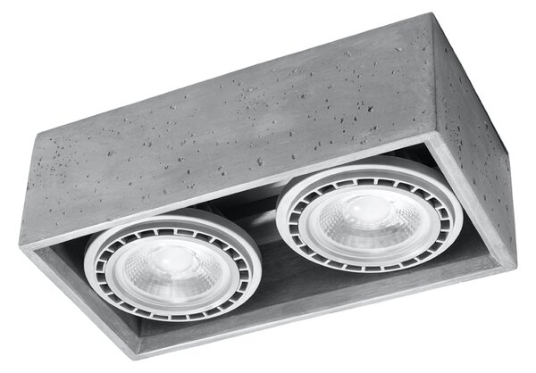 Sollux Lighting Stropní svítidlo QUATRO 2 beton