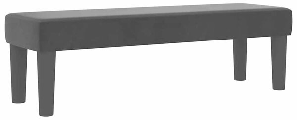 Postel s boxspringem s polštářem Černá 190 x 120 cm samet 3344434