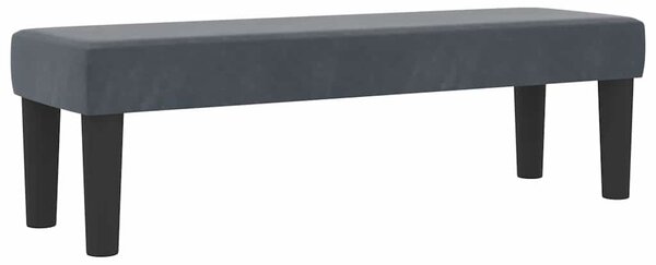 Postel s boxspringem s čelo Tmavě šedá 200 x 180 cm samet 3344529