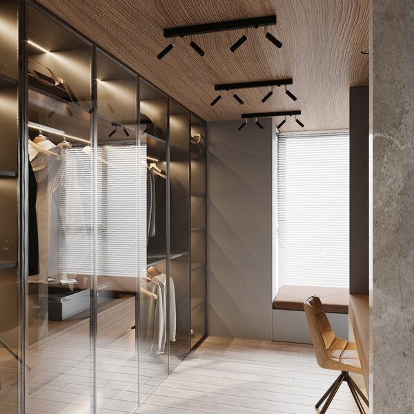 Sollux Lighting Stropní svítidlo EYETECH 6 černé