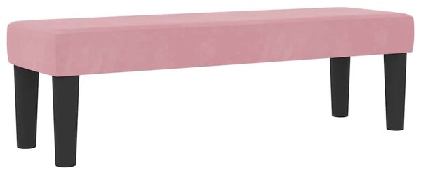 Postel s boxspringem s čelo Růžová 200 x 160 cm samet 3344527