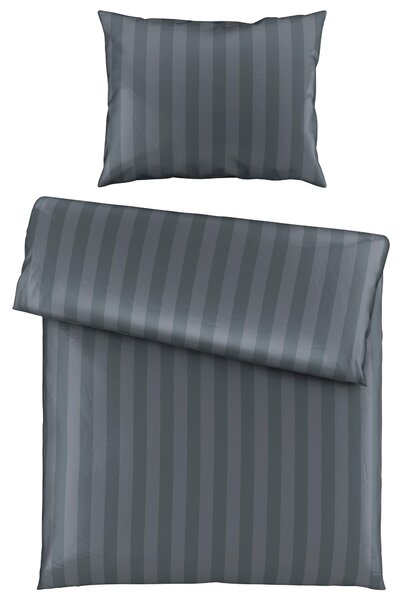 POVLEČENÍ, satén, šedá, 140/200 cm Dieter Knoll - Povlečení