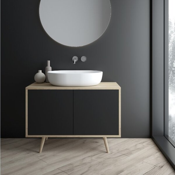 Oltens Hamnes umyvadlo 60.5x41.5 cm oválné na pult bílá 40320000