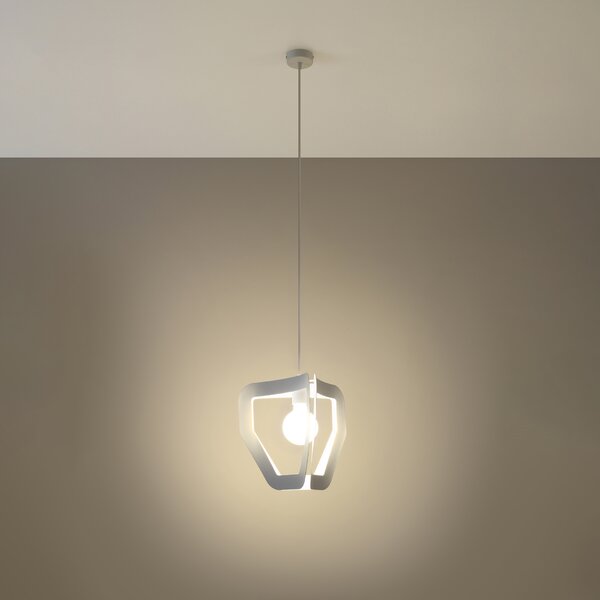 Sollux Lighting Závěsná lampa TRES bílá