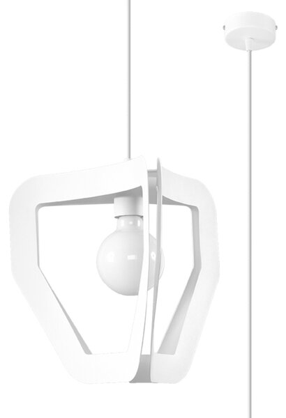 Sollux Lighting Závěsná lampa TRES bílá