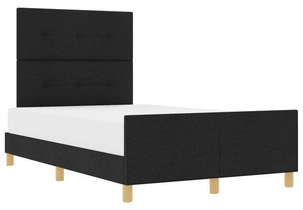 Rám postele s čelo Černá 120 x 200 cm textil 3344720