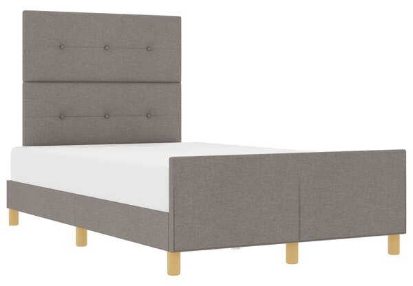 Rám postele s čelo Taupe 120 x 190 cm textil 3344715