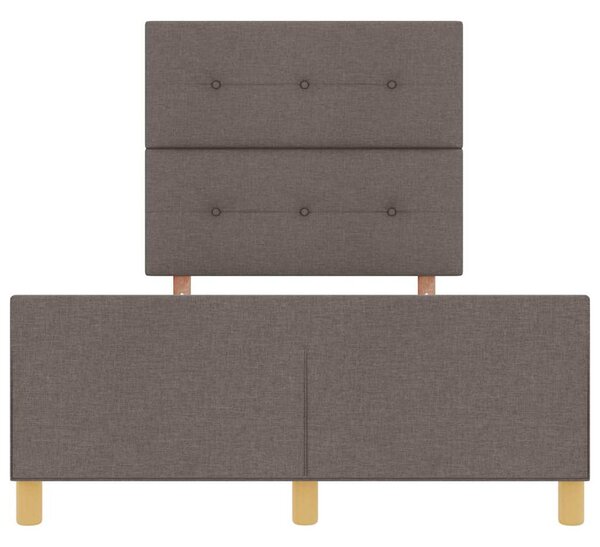 Rám postele s čelo Taupe 120 x 190 cm textil 3344715