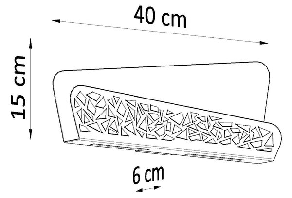 Sollux Lighting Nástěnné svítidlo ALIZA bílé