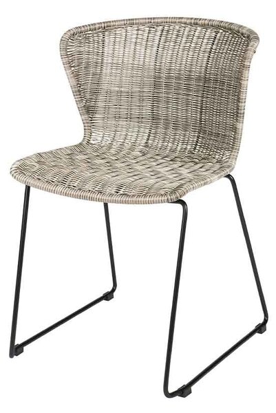 WOOOD Ratanová židle / set 2 ks 78 × 55 × 54 cm