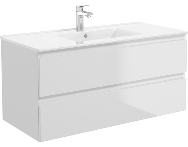 Oltens Vernal skříňka 100x45.6x47 cm pod umyvadlo závěsná bílá 60004000
