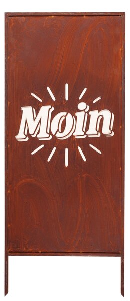 Zahradní Paraván z Ušlechtilé Rzi „Moin” 120x50 cm Dekorativní Kryt