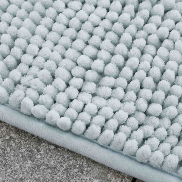 Světle modrá koupelnová předložka 50x80 cm Bobble – Catherine Lansfield