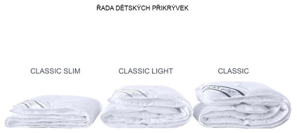 Přikrývka CLASSIC LIGHT - dětská lehká - hřejivost Sq 3 90 x 135 cm - dětský