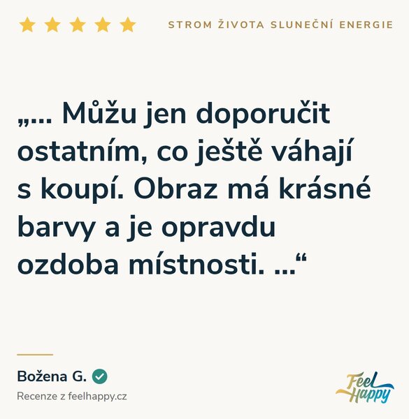 Obraz na plátně - Strom života Sluneční energie FeelHappy.cz Rozměr obrazu (Šířka x Výška): 210 x 70 cm