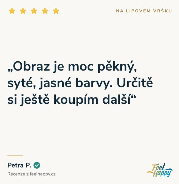 Obraz na plátně - Na Lipovém vršku FeelHappy.cz Rozměr obrazu (Šířka x Výška): 120 x 80 cm