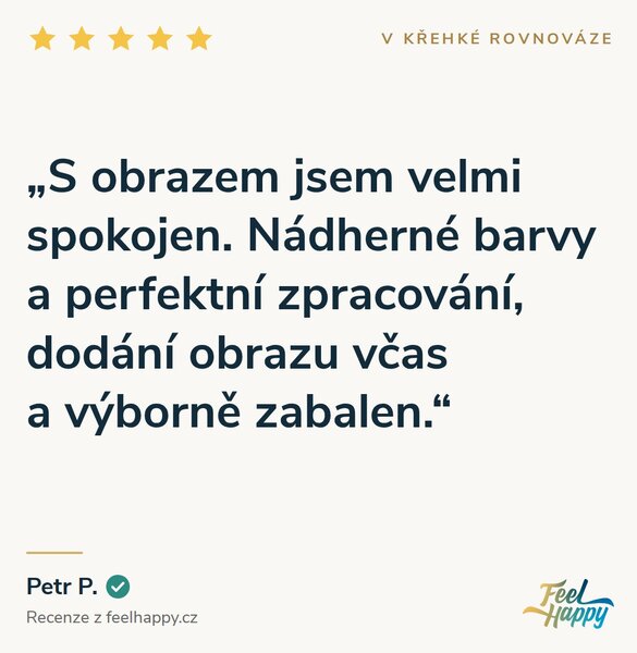 Obraz na plátně - V křehké rovnováze FeelHappy.cz Rozměr obrazu (Šířka x Výška): 210 x 70 cm
