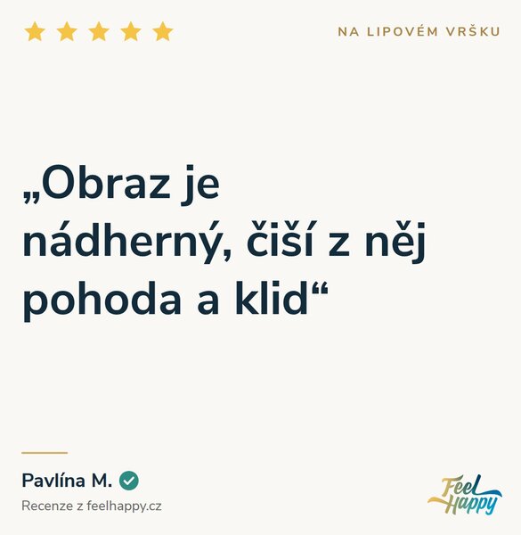 Obraz na plátně - Na Lipovém vršku FeelHappy.cz Rozměr obrazu (Šířka x Výška): 120 x 80 cm